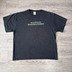 Vintage Matrix Revolutions T-Shirt Size XL Movie Promo